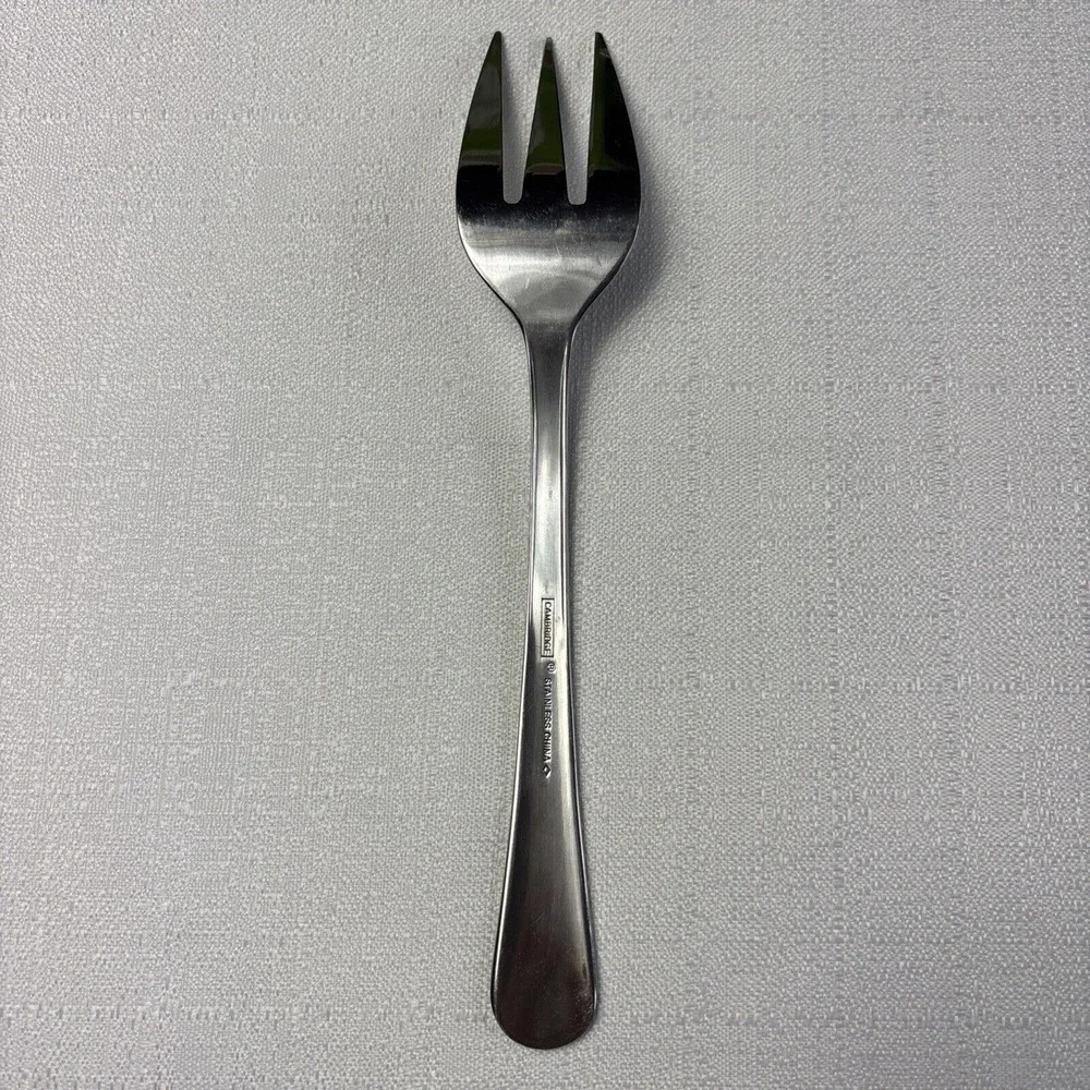Cambridge Felicity Stainless‎ Steel Serving Fork Swirls Modern